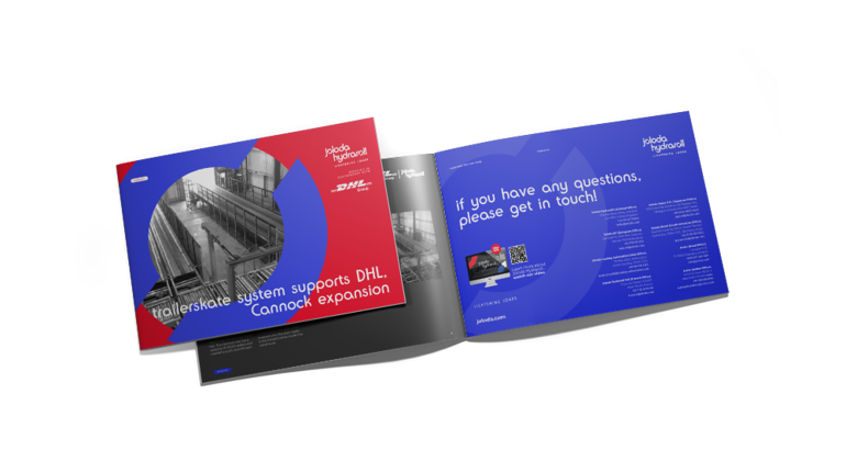 DHL Brochure Mockup